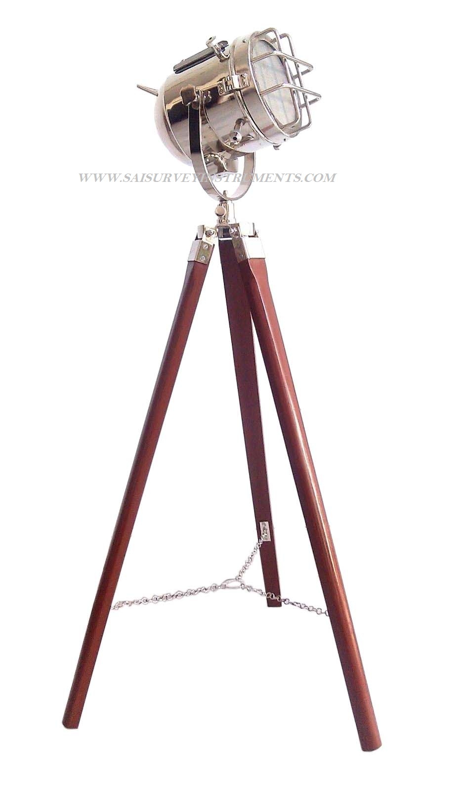 Chrome Vintage Floor Lamp With Stand