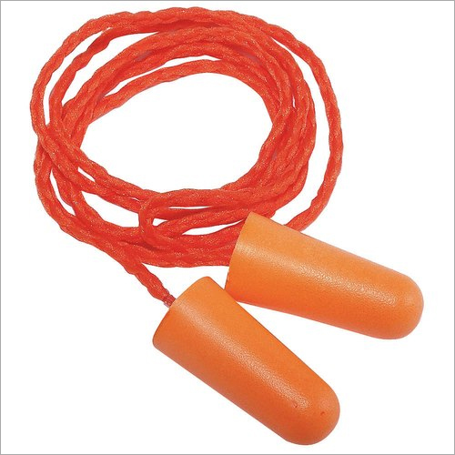 Safety Ear Plug - Plastic Material, Red Color | Unisex Design, Comfortable Fit, Dirt Resistant Surface for Improved Hygiene
