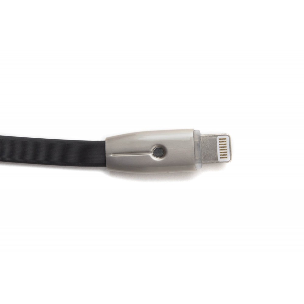 Dc-x3 2.4 Amp Iphone Fast Bluei Data Cable - Tpe, 1m Length, Flat Design | Tangle-free, Anti-rust Connectors, Fast Charging, Data Transfer