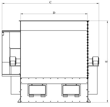 Industrial Double Shaft Paddle Mixer - Stainless Steel, 100-10000l Capacity, 5.5-110kw Power, 25-50rpm Speed | High Efficiency, Homogeneous Mixing, Low Energy Consumption, Easy Cleaning, Durable Design