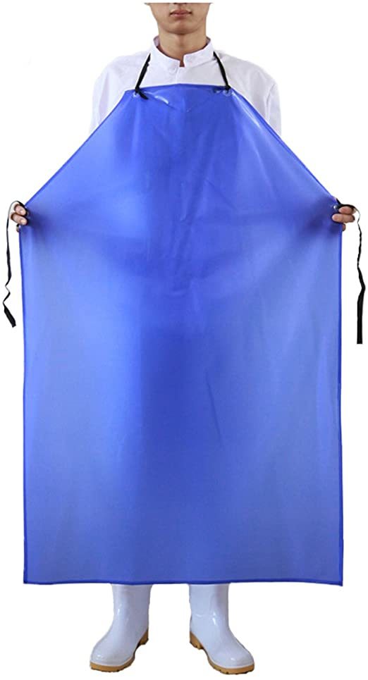 Medical Apron - Medical Grade Hypoallergenic Ldpe, 125 Cm Size, Colors: Medical Green, Blue & White | Lint Free, Blood/water Repellant, Eo Sterile