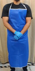 Medical Apron - Medical Grade Hypoallergenic Ldpe, 125 Cm Size, Colors: Medical Green, Blue & White | Lint Free, Blood/water Repellant, Eo Sterile