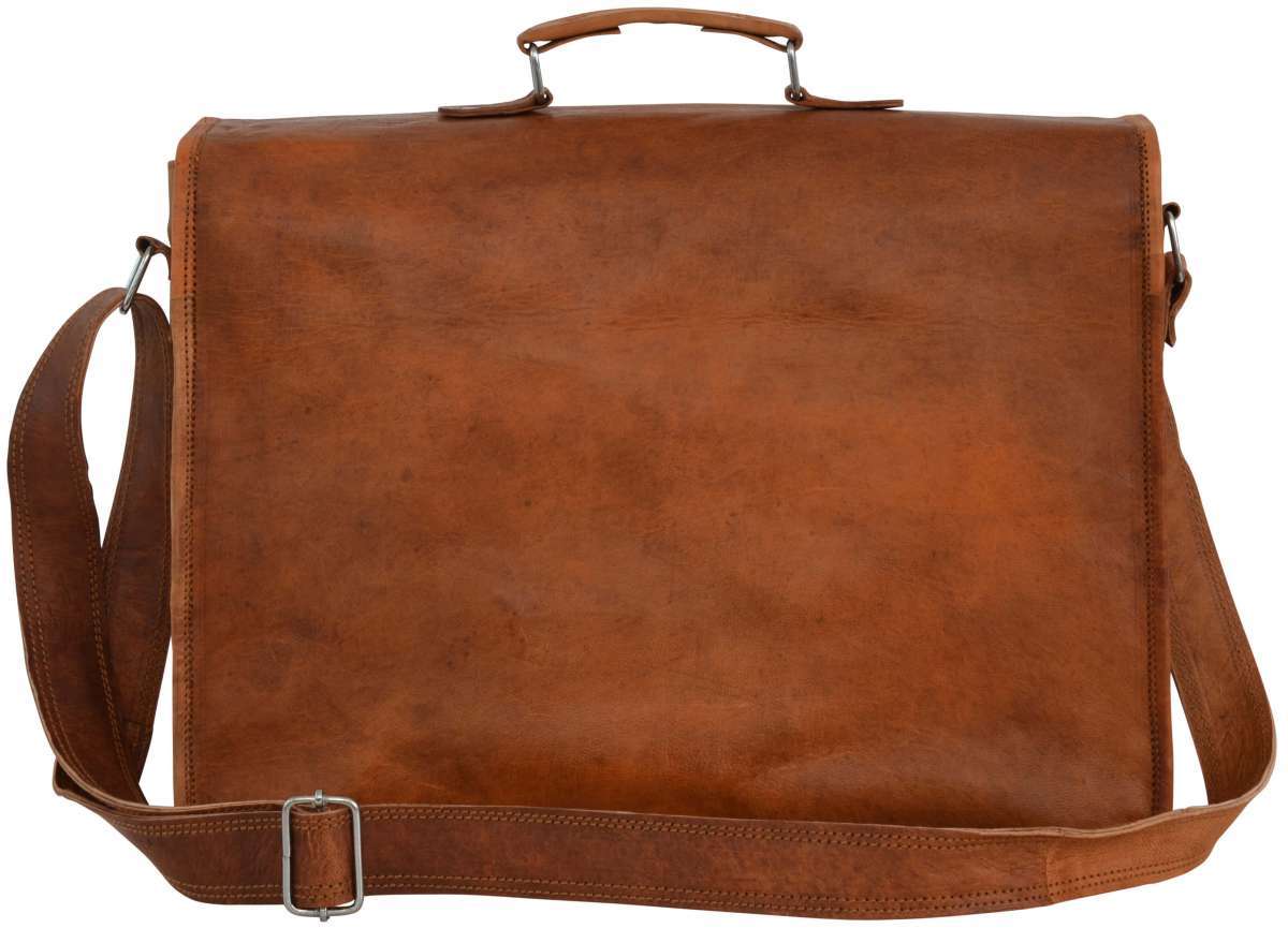Briefcase Messenger Bag Design: Vintage