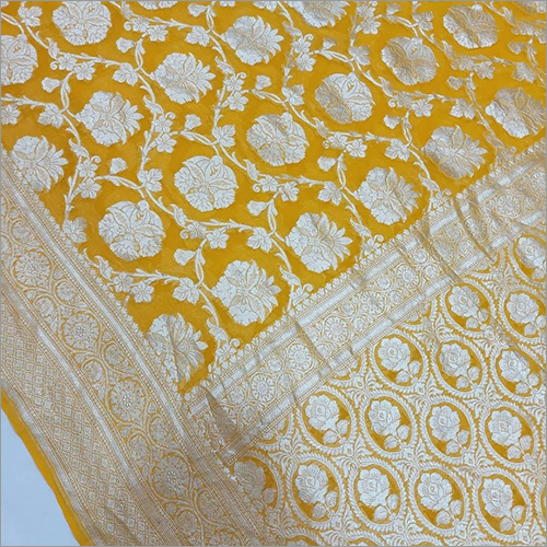 कैज़ुअल लेडीज़ फैंसी शिफॉन हैंडलूम साड़ी