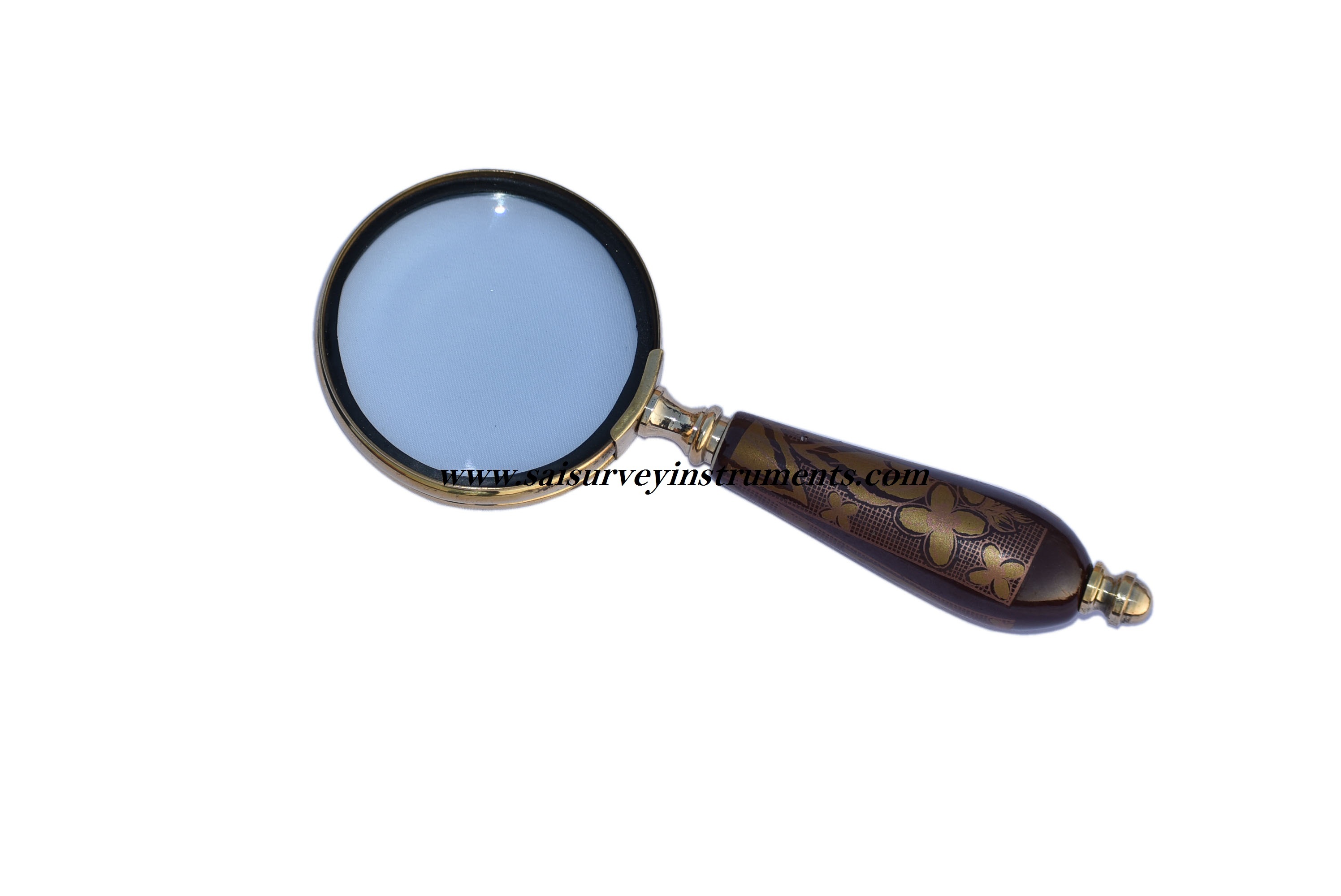 As Shown In Picture Antique Magnifying Glass With Flower Design Handle