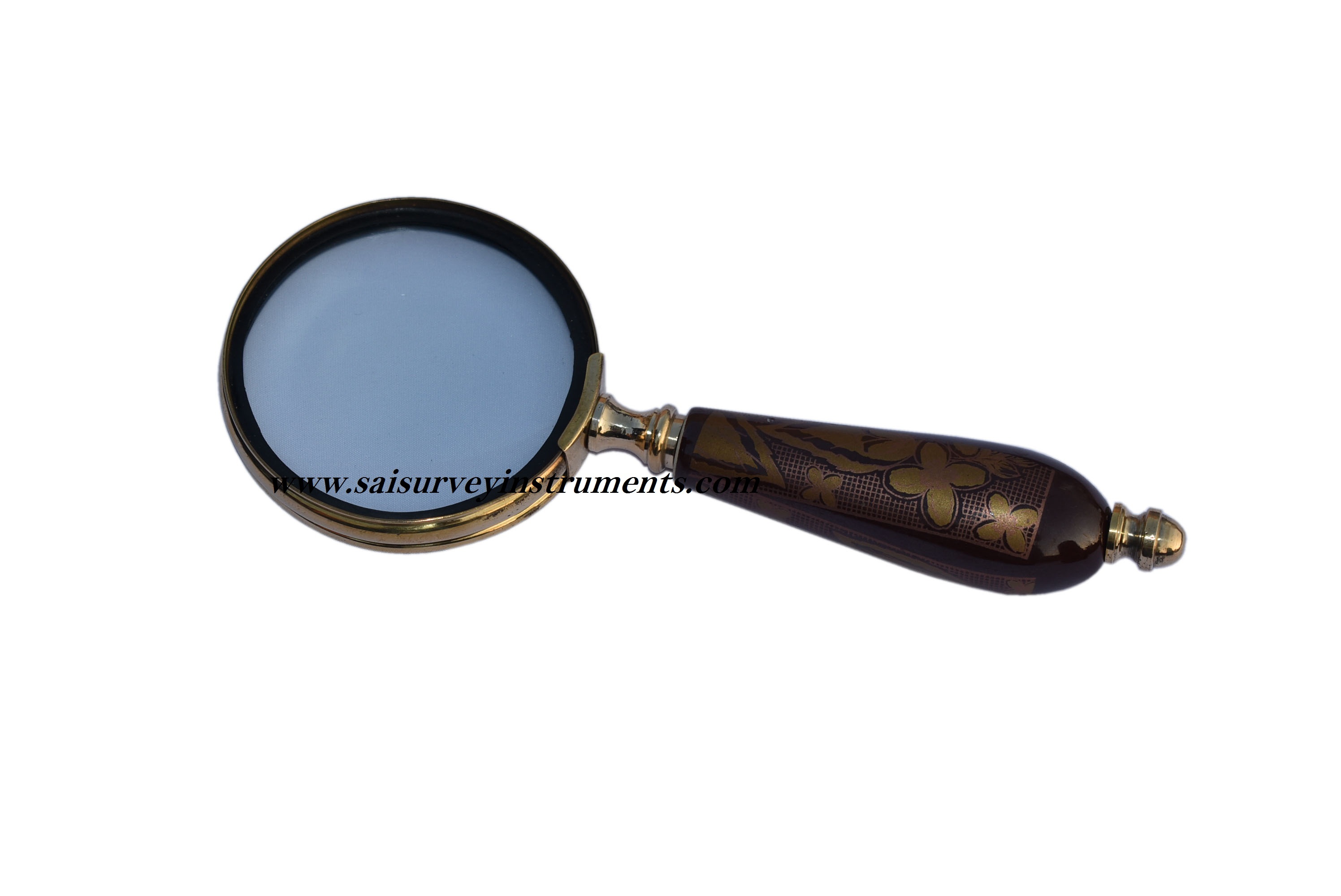 As Shown In Picture Antique Magnifying Glass With Flower Design Handle