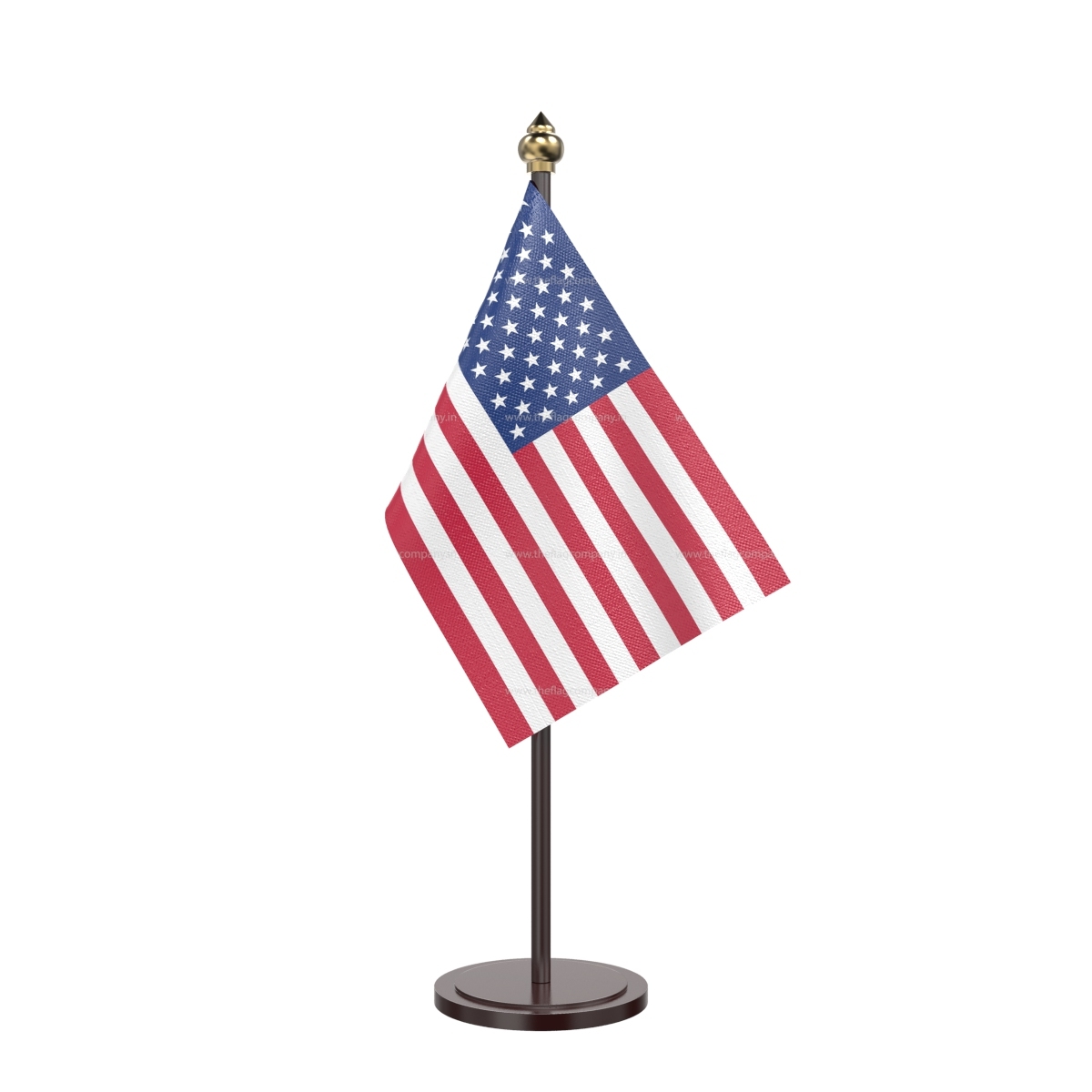 National Table Flags - 100% Polyester, 4" X 6"/6" X 9"/8" X 12" Sizes | Customizable Colors, Printed Style, Weather Resistant Design