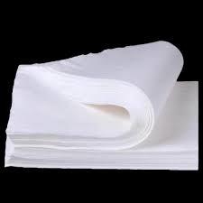 Disposable Towel - Lint Free Spunlace, 31x52 Inches, White & Green | Hypoallergenic, Ultra Soft, Multi-purpose, Various Sizes & Thickness