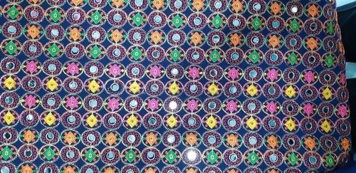 Gamthi Embroidery Work Fabric - 60g Georgette, 44" Width, 100cm Length | Washable, Variety Of Light & Dark Colors, Multipurpose Use