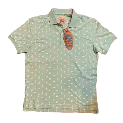 Mens Printed Polo T-Shirt - Cotton Fabric, Customized Sizes from XXS to XXXL | Available in Any Color with Plain & Printed Patterns