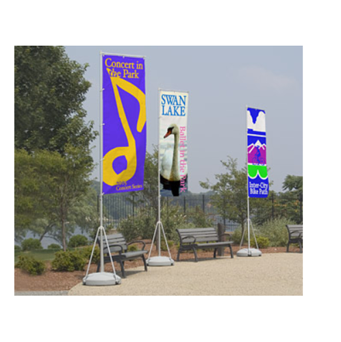 Telescopic Big Flag Stand - Flagpole Material: Aluminium