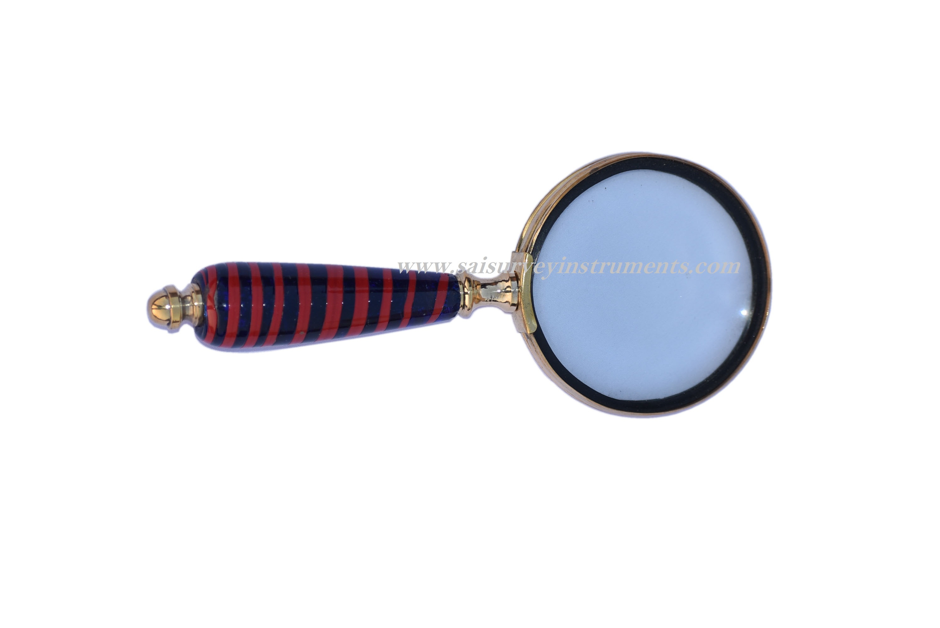 As Shown In Picture Antique 5x Magnification 3 Inch Nautical Magnifying