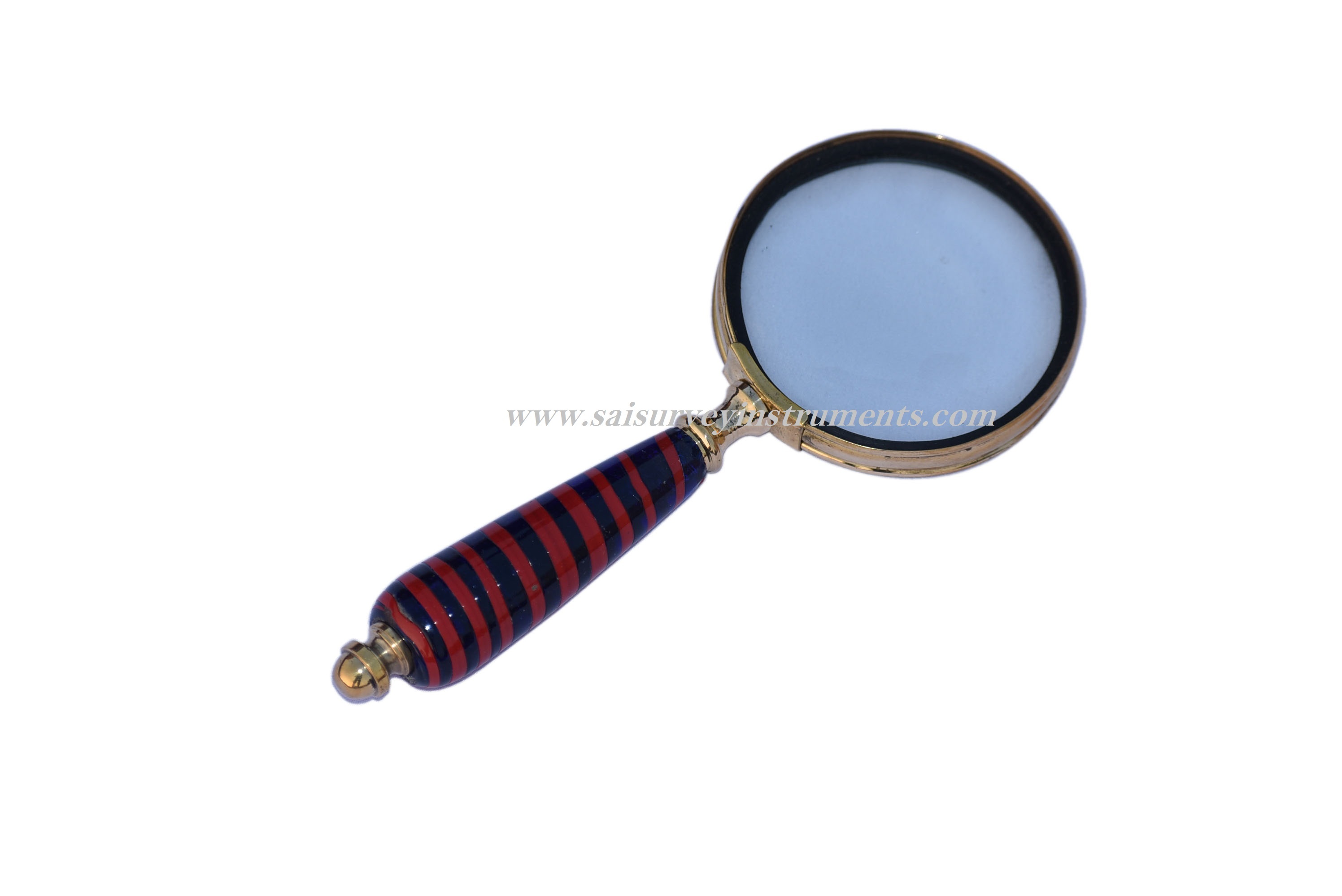 As Shown In Picture Antique 5x Magnification 3 Inch Nautical Magnifying
