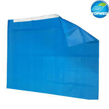 Surgical Pack & Drape - Laminated Sms 150x250cm, Light Blue & Green, Multi-speciality Use, Preventive Bacterial Migration, Highly Effective, Medical Grade Fabrics