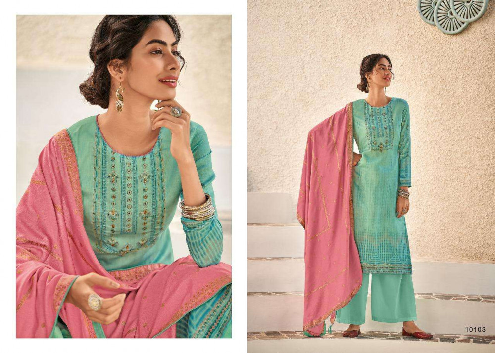 Multi Color Deepsy Ahana Vol-3 Jam Cotton Digital Print With Hand Embroidery Work Suits Catalog
