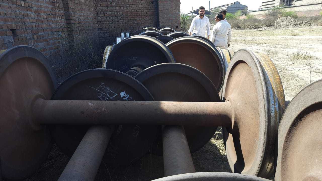 Rail Wheel - Steel, 914 Mm Diameter X 200 Mm Width | 1,000 Kg Weight, Conical Profile, 150 Mm Axle Diameter, Hardness 45-55 Hrc