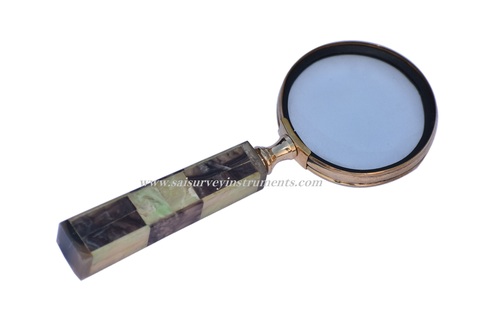 Brown Nautical Magnifying Glass With Mop Handle