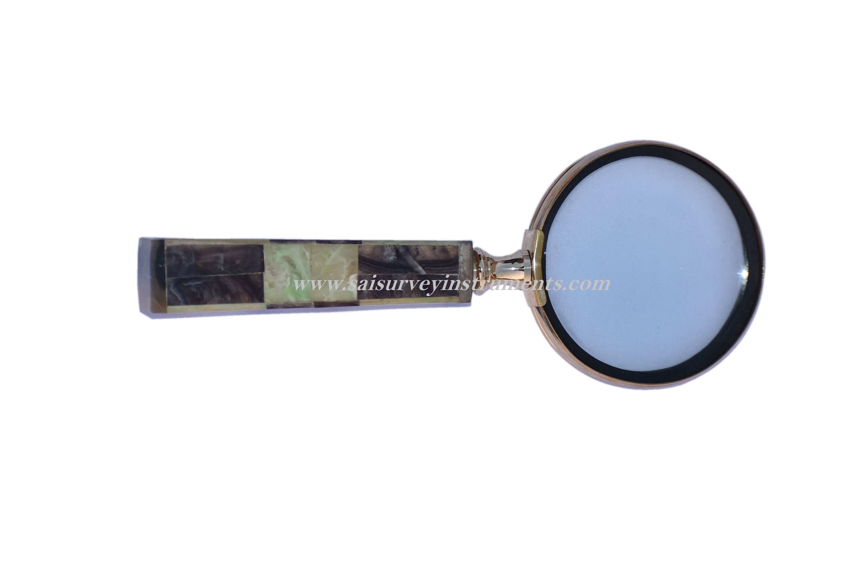 Brown Nautical Magnifying Glass With Mop Handle