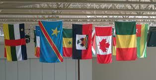 Ceiling Hanging Flag - Multi-color Polyester, Customized Design | Printed Style For Advertising And Decoration