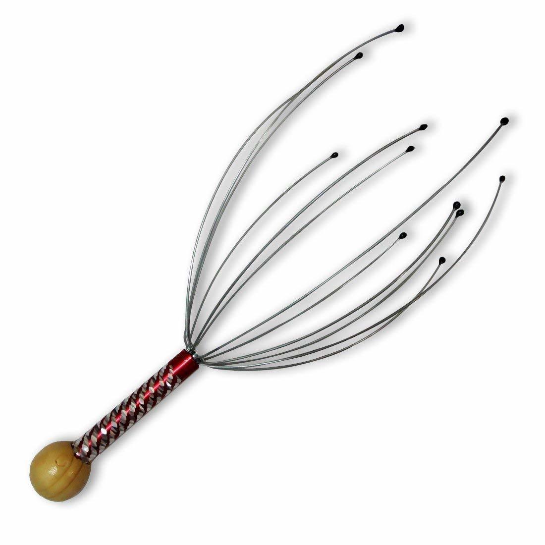 Head Scalp Massager - Premium Silicone | Ergonomic Design, Waterproof, Gentle Massage Action