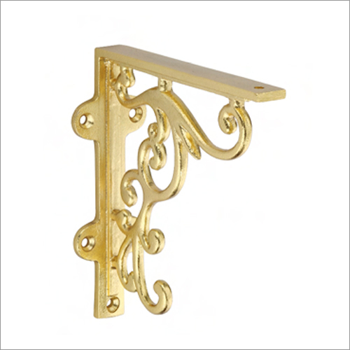 Metal Foritic Gold Shelf Bracket