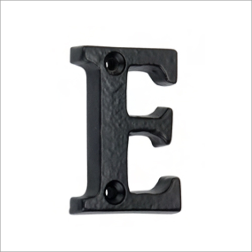 Powder Coated Black Fancy Letter Alphabets