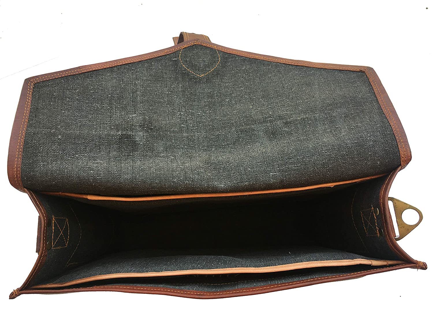 Pattern Leather Briefcase
