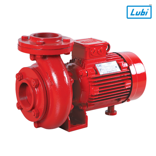 Close Coupled End-suction Fire Booster Pumps - Cast Iron FG 260, Up to 156 USgpm Flow Rate, 2900 RPM Induction Motor, F Class Insulation, TEFC IP55 Protection, Ideal for Fire-fighting Applications