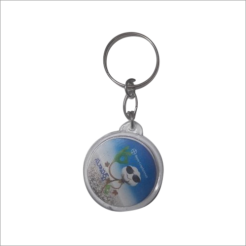 Round Promotional Key Chain - Alloy Metal, Round Shape, Any Color | Elegant Design, Eye-Catchy Print, Easy to Carry for Daily Use