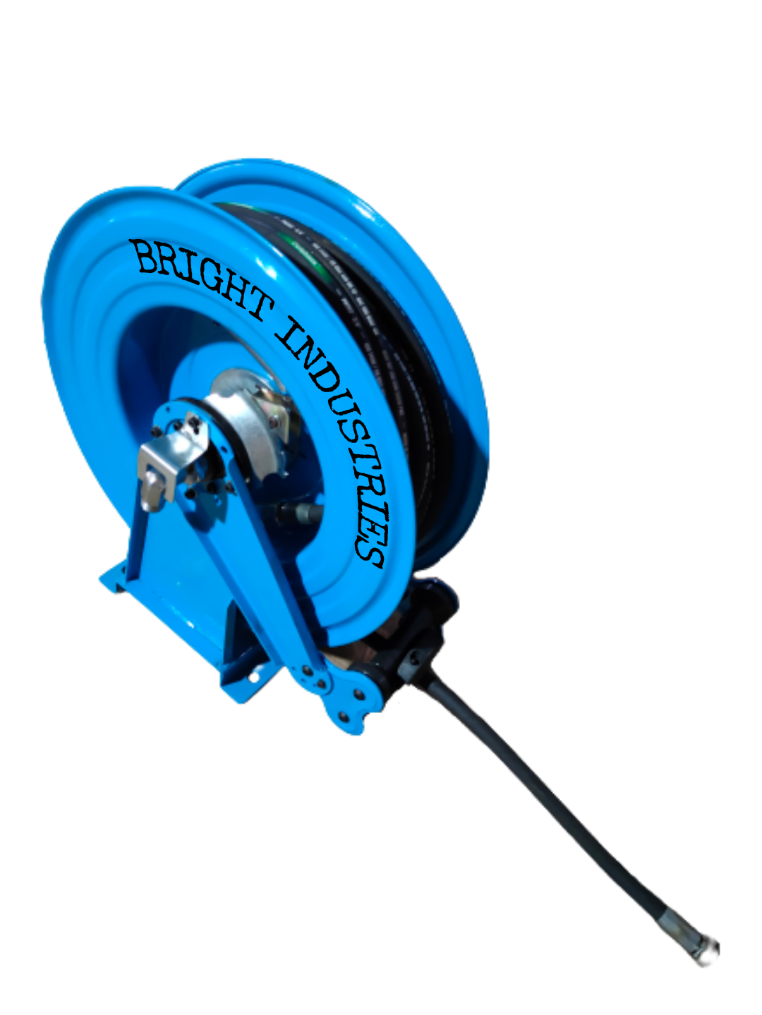 Spring Rewind Hose Reel - Color: Red / Black