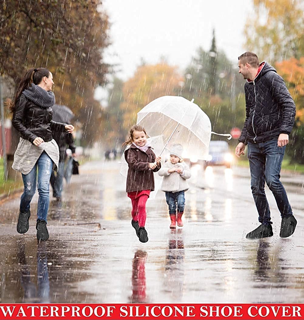 Shoe Cover - Silica Gel, One Size, Transparent | Waterproof, Slip-resistant, Portable, Ideal For Rainy Days, Travel, Gardening