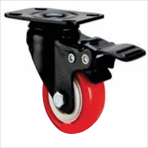 50 mm PU Orange Castor Wheel