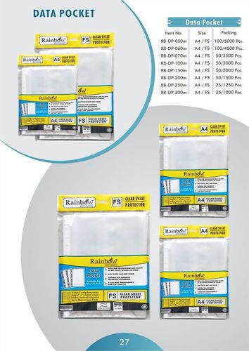 Sheet Protectors (Data Pockets)
