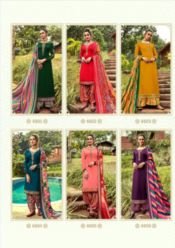 ड्राई क्लीनिंग नाज़रा वोल-1 पाकिस्तानी जॉर्जेट सलवार सूट