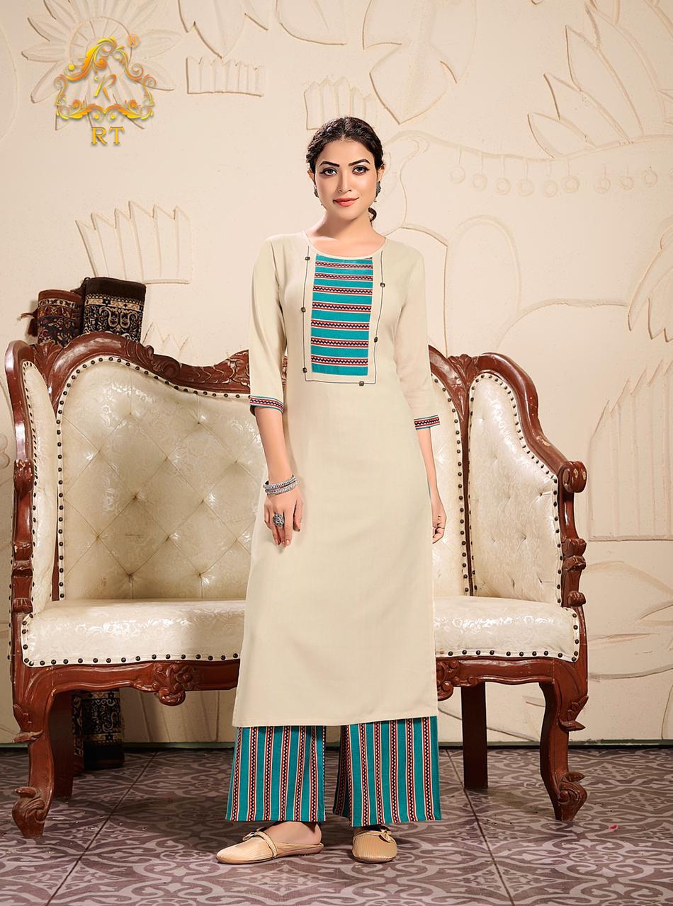 Dry Cleaning Plazzo Queen Vol-10 Rayon Kurtis With Plazzo