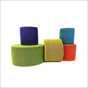 Colored Knitted Elastic Tape - Polyester, Multicolor | High Elasticity for Perfect Fit, Easy to Stitch, Durable Quality