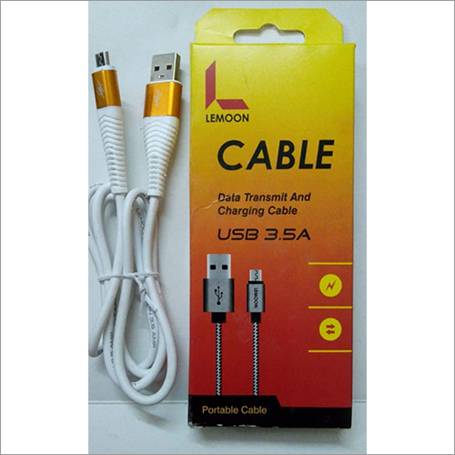 3.5 AMP Metalic Fast Charge Data Transmiting And Charging Cable