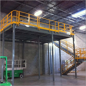 Modular Mezzanine Floor - Steel Construction With 15mm Thickness | Stainless Steel And Natural Stone Surface Treatment