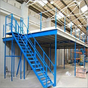 Modular Mezzanine Floor - Steel Construction With 15mm Thickness | Stainless Steel And Natural Stone Surface Treatment