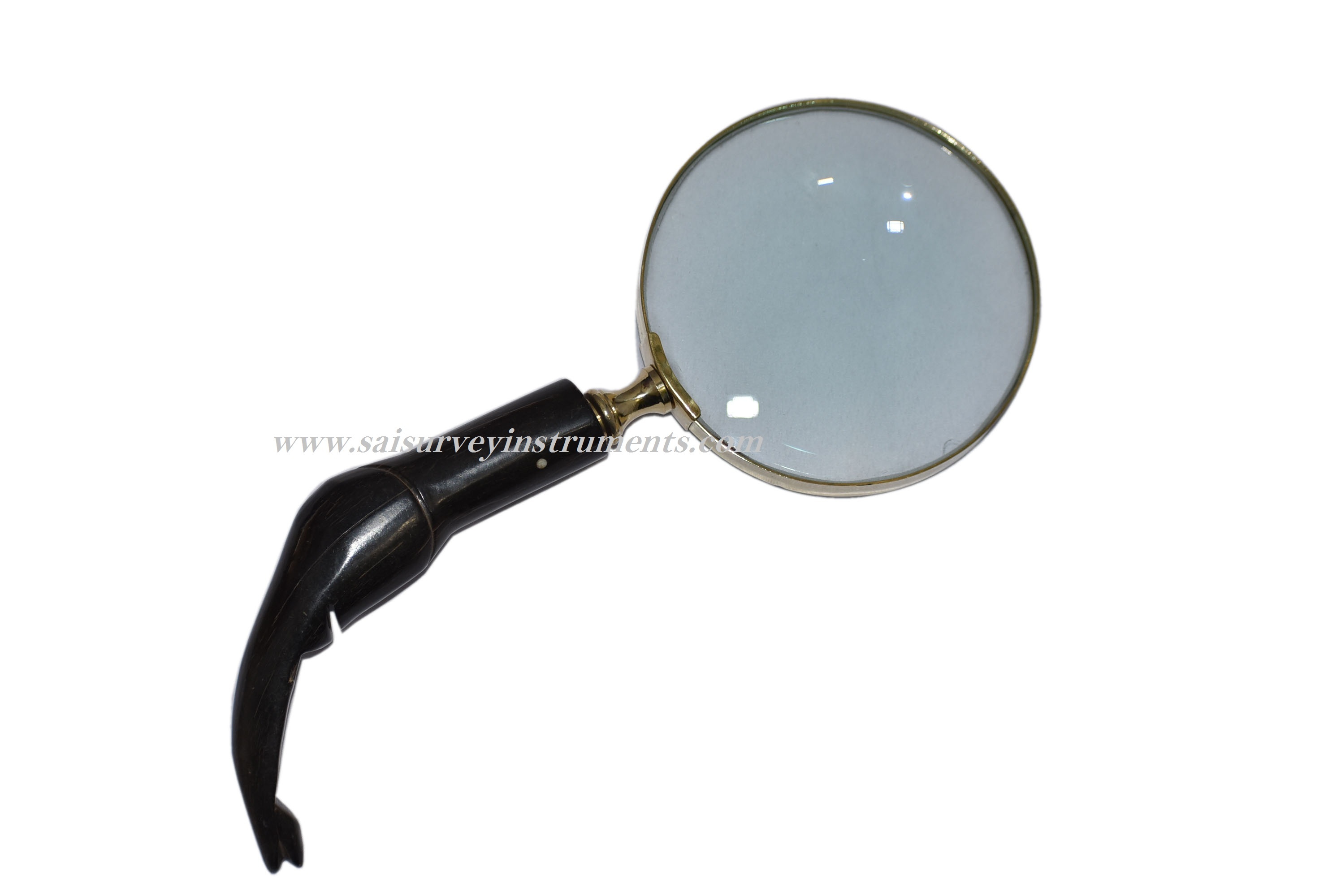 Brown Mop Handle Magnifying Glass