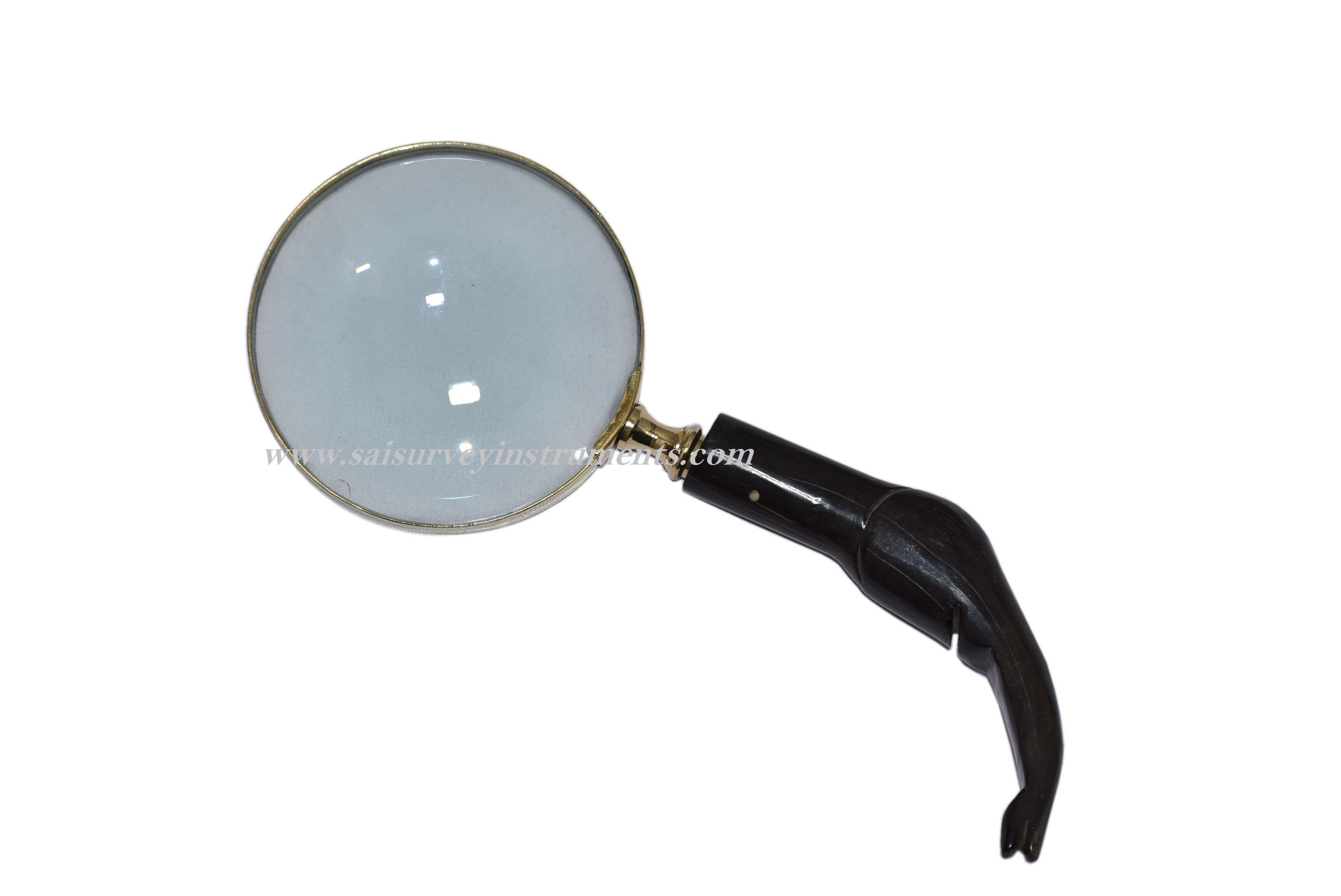 Brown Mop Handle Magnifying Glass