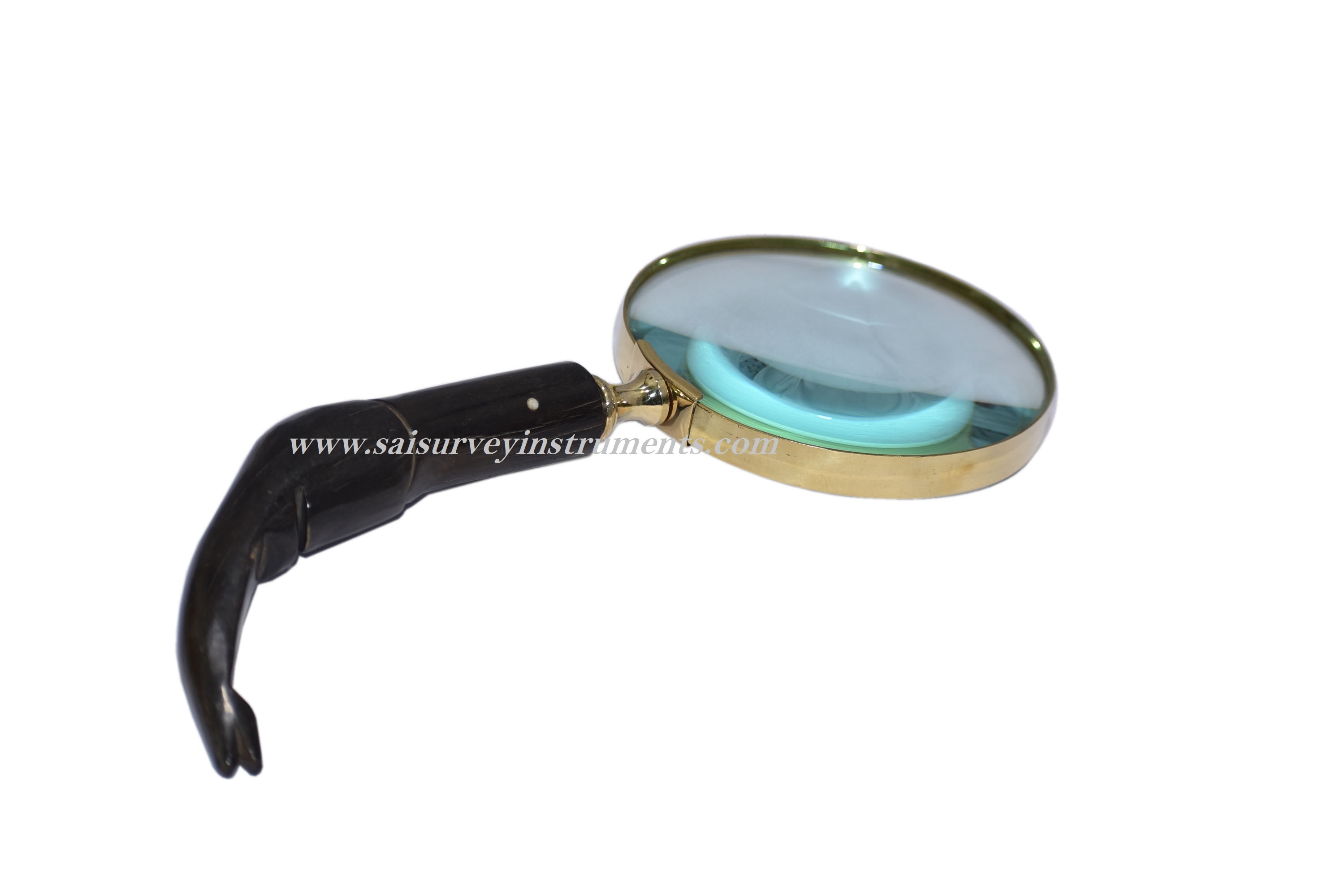 Brown Mop Handle Magnifying Glass