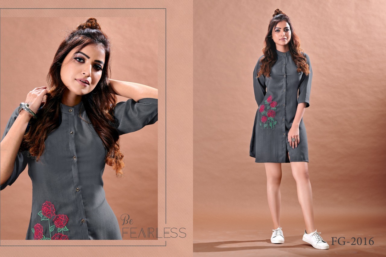 Embroidered Tunic Kurti