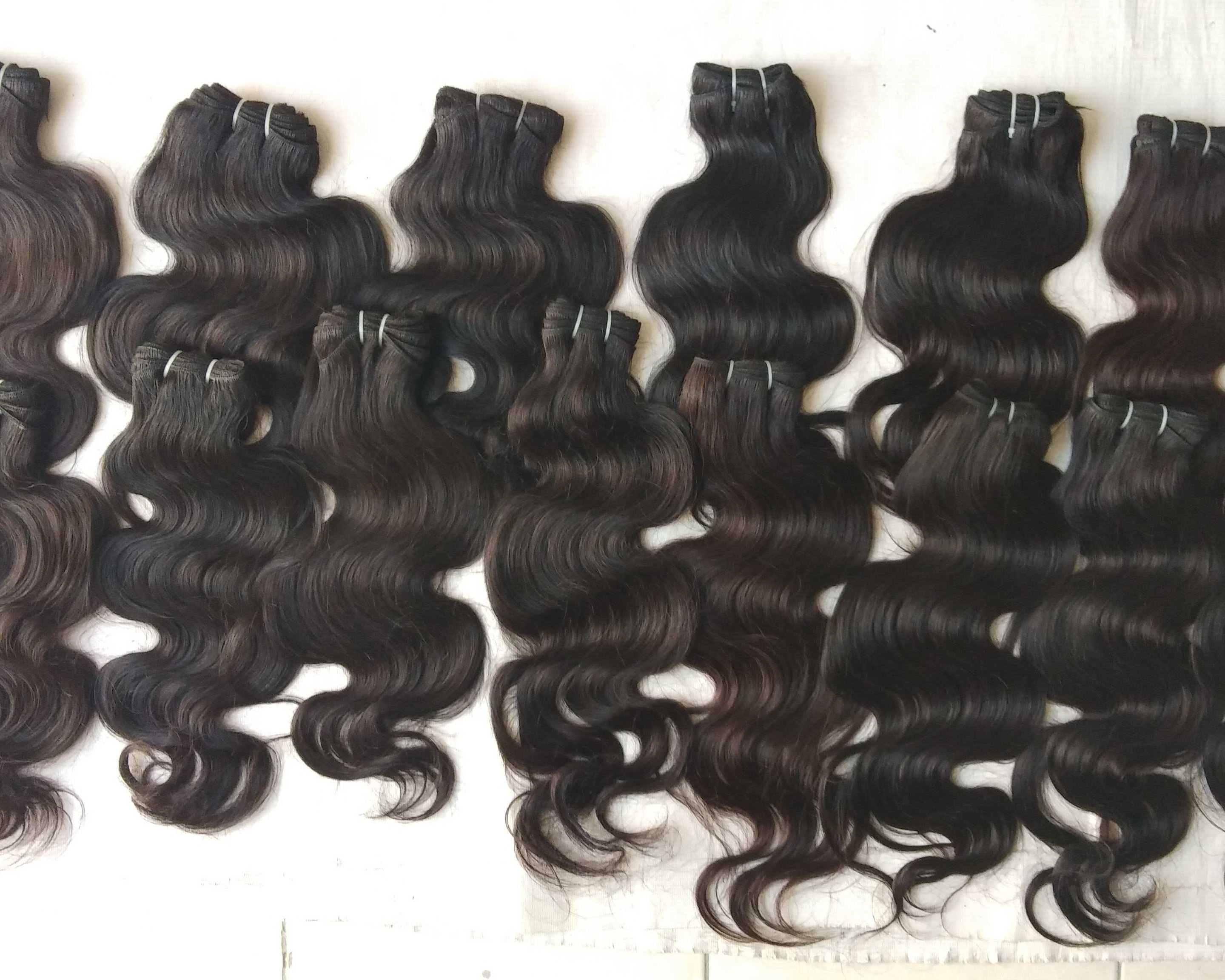 Natural Black Virgin Body Wave Brazilian Cuticle Aligned Human Hair