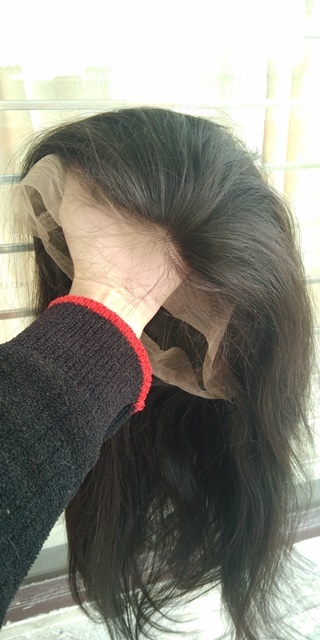 Natural Straight Full Lace Human Hair Wig Length: Available 10-26 Inch Inch (In)
