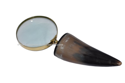 As Shown In Picture Solid Wooden Handle Magnifying Glass
