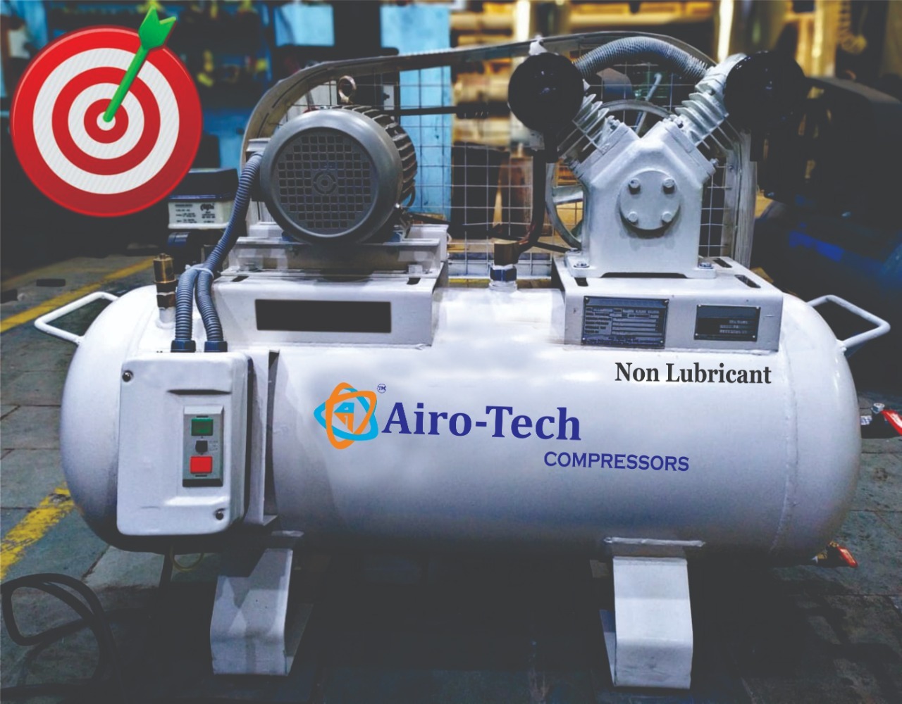 5hp Oil Free Compressor - Lubrication Type: Oil-less