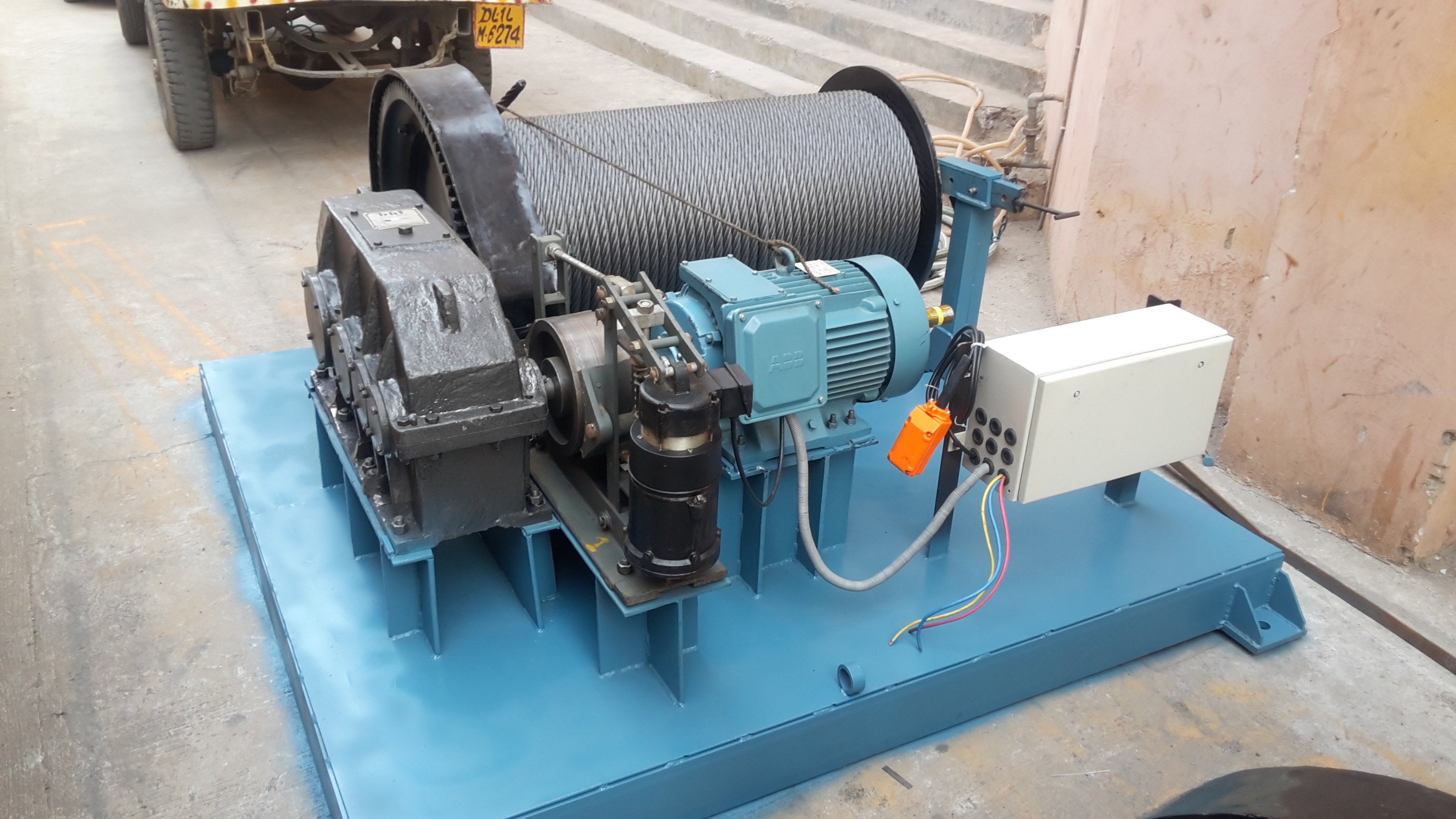 Electric Winch Machine Capacity: 1 Ton/day