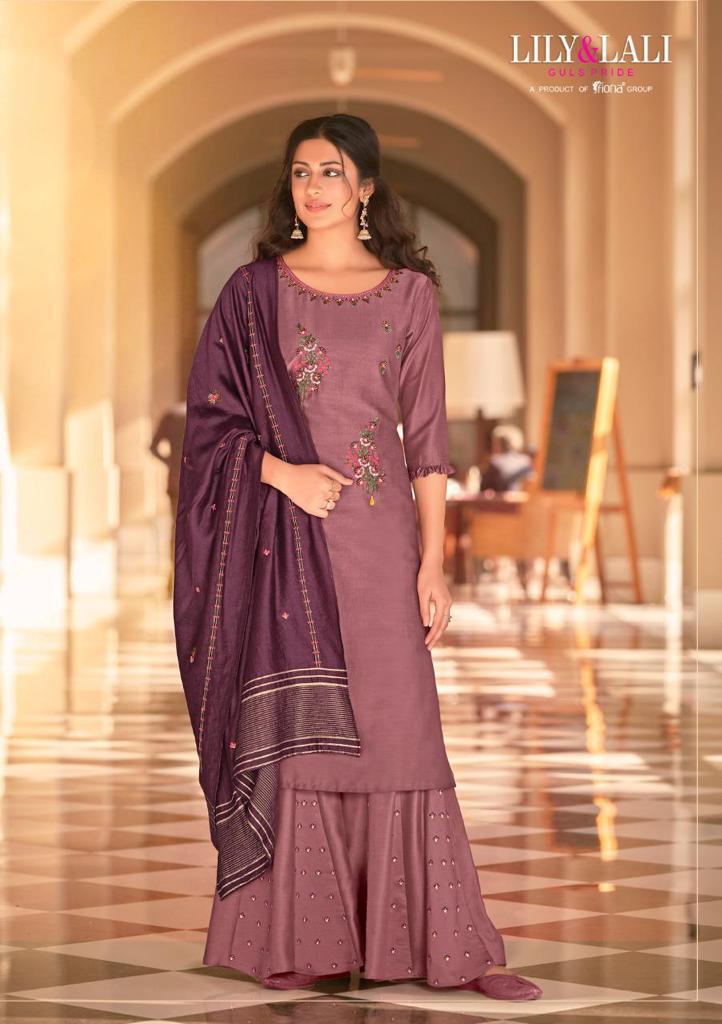 Dry Cleaning Riwaaz Heavy Handwork On Bemberg Silk Kurtis With Plazzo Dupatta