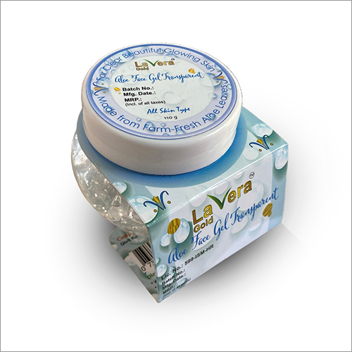 हर्बल उत्पाद एलो वेरा फेस जेल पारदर्शी